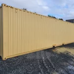 New One Trip 40ft High Cube Beige Shipping Container
