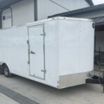 USED 2021 Wells Cargo Enclosed Car Hauler Trailer